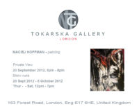 Tokarska Gallery – solo exhibition